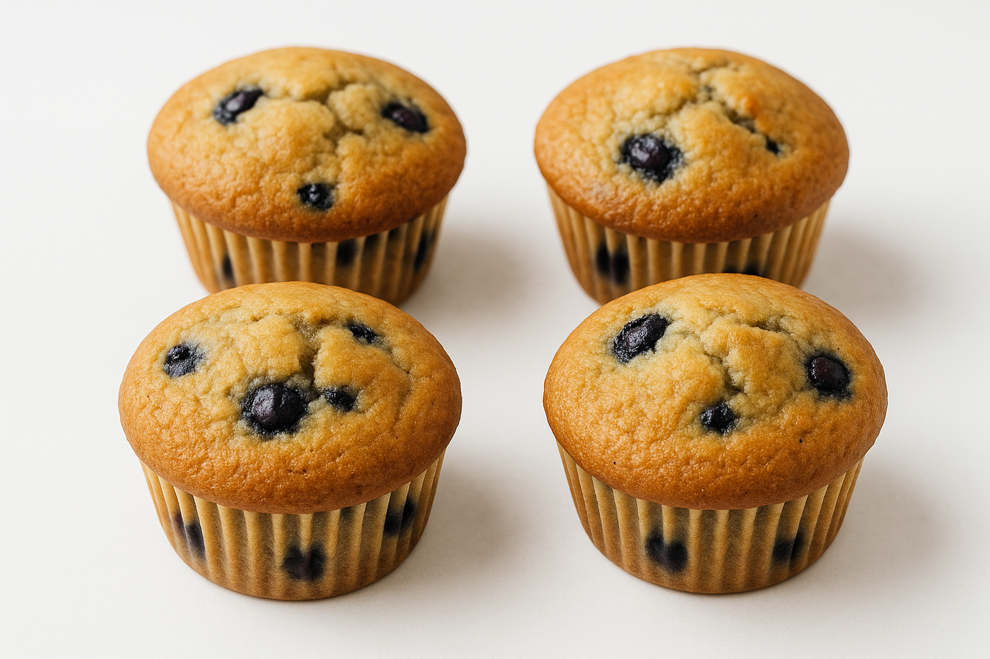 4 Pack Blueberry Muffins Muffincakebakery.com