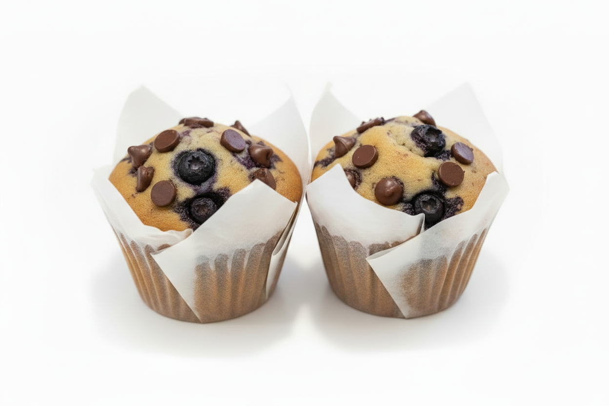 Blueberry Chocolate Chip High-Fiber High Protein MuffinCakes (Muffins)