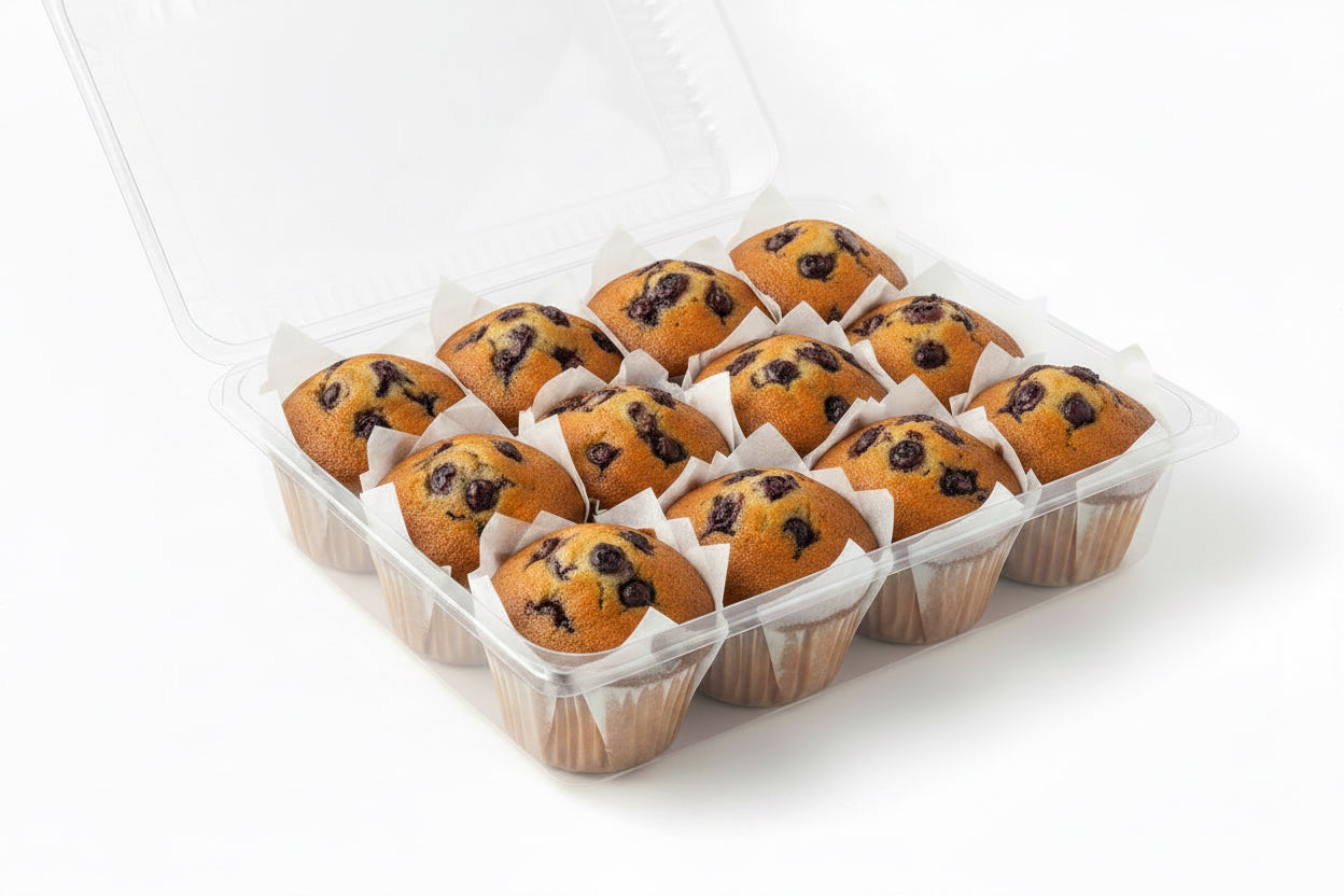 Blueberry VEGAN High-Protein Fiber Packed MuffinCakes (Muffins)