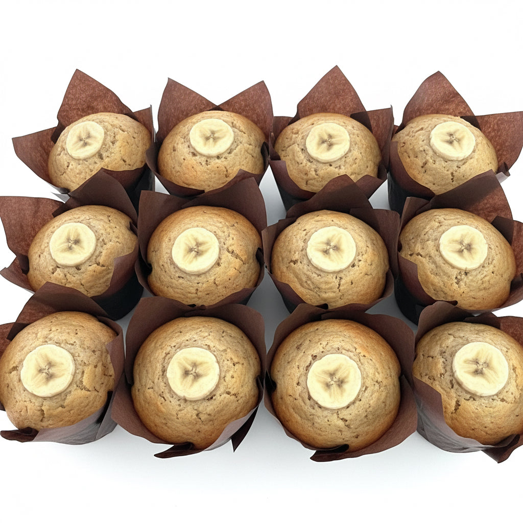 Banana (No Sugar Added) VEGAN MuffinCake Protein, Fiber