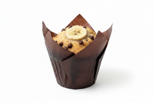 Banana Chocolate Chip Muffincakes (Muffins) High-Protein, High Fiber