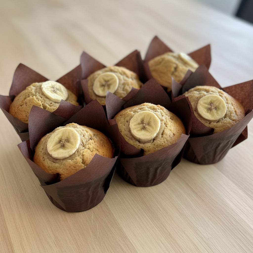 Banana (No Sugar Added) VEGAN MuffinCake Protein, Fiber