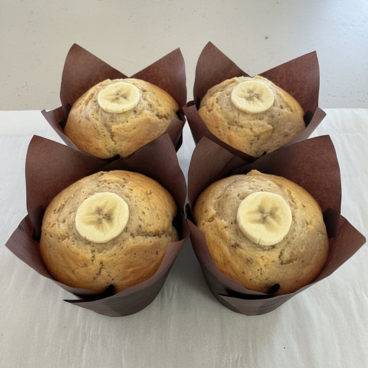Banana VEGAN MuffinCake Muffins - High Protein Muffins & High Fiber Muffins