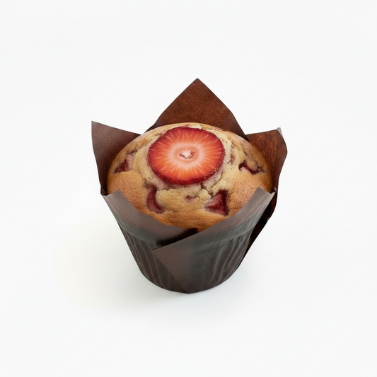 Sugar-Free Strawberry Vegan High-Protein, High Fiber MuffinCakes Muffins
