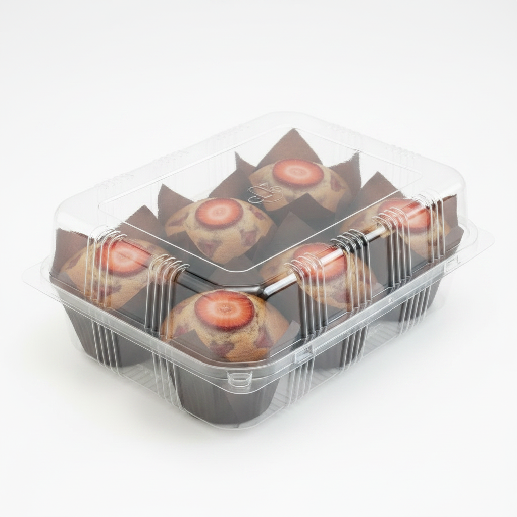 Strawberry VEGAN High-Protein, High-FIber MuffinCakes Muffins