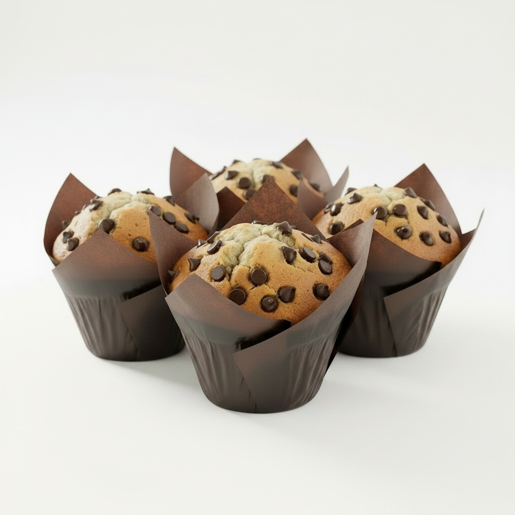 Chocolate Chips Protein + Fiber MuffinCakes (Muffins)