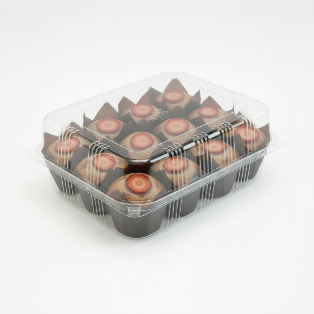 Strawberry VEGAN High-Protein, High-FIber MuffinCakes Muffins