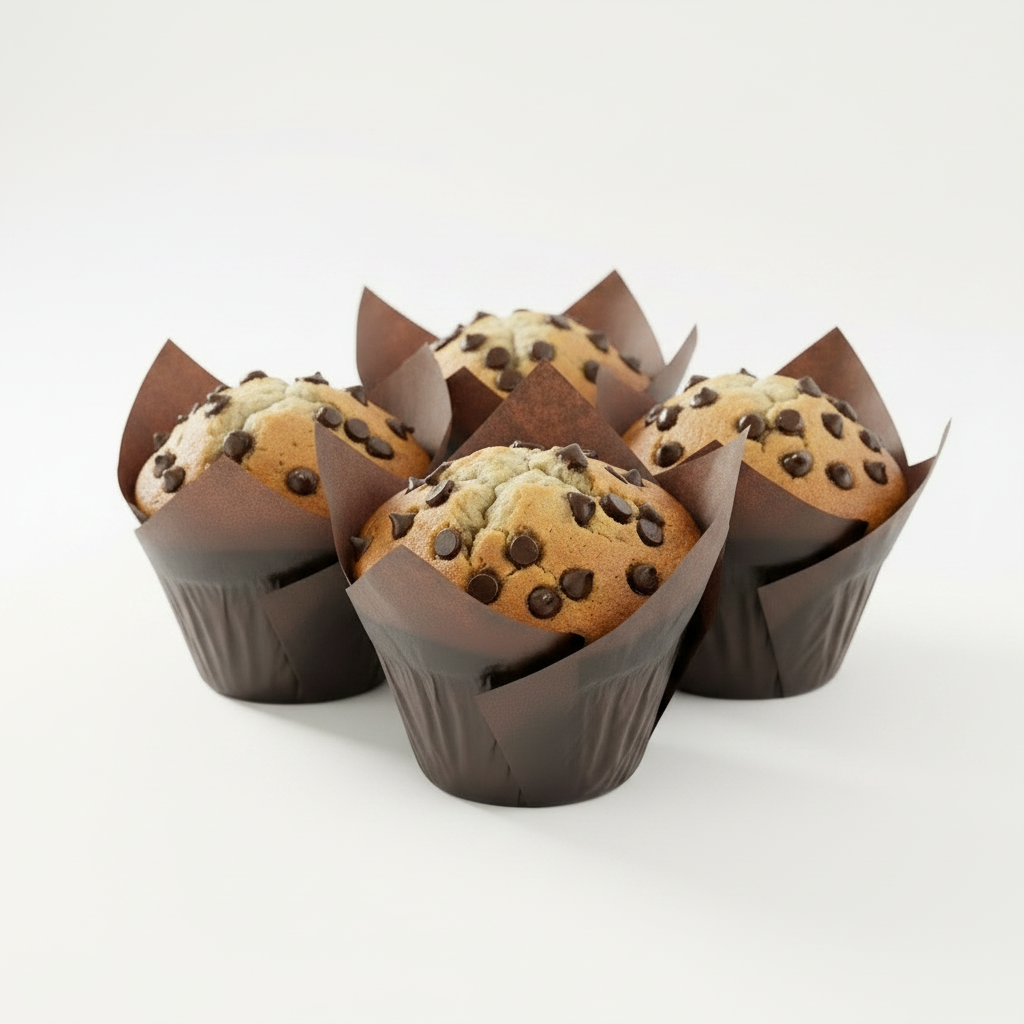 Chocolate Chip VEGAN Protein + Fiber MuffinCakes (Muffins)