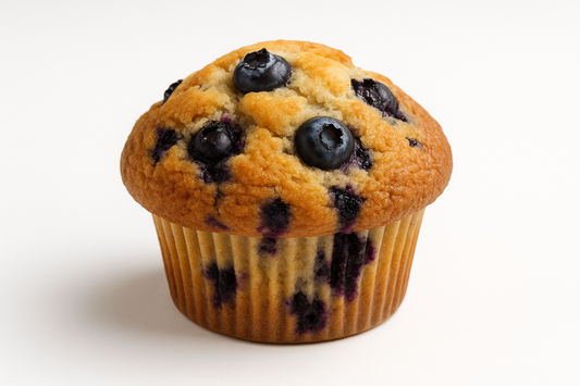 high protein high fiber blueberry muffins muffincake bakery muffincakebakery.com 